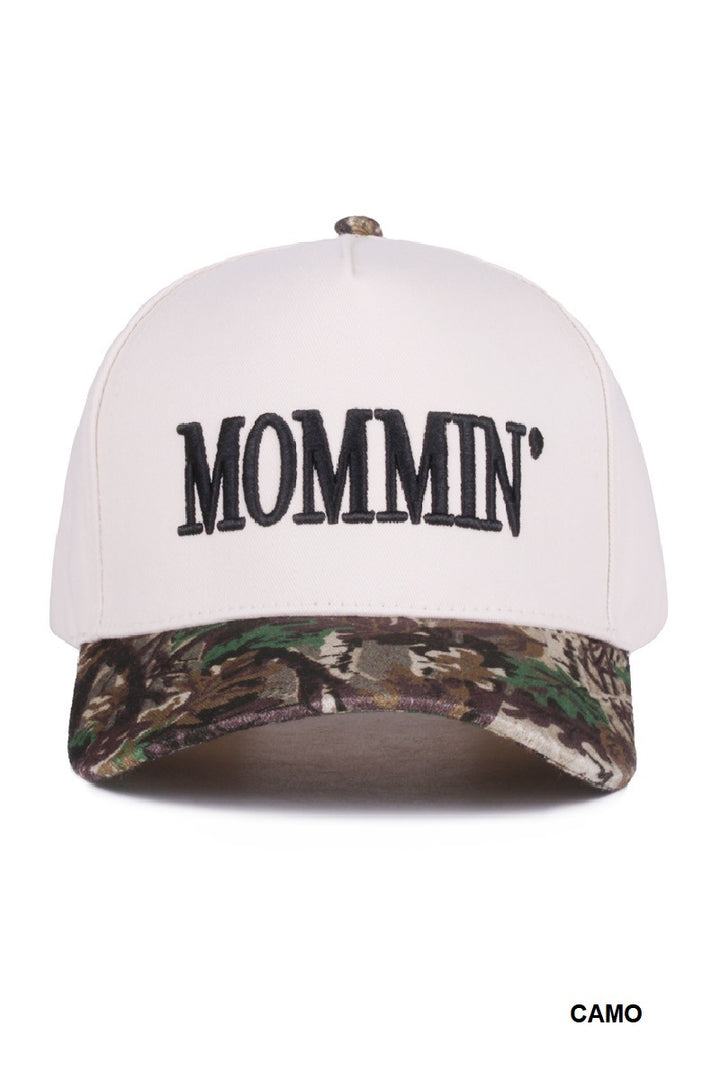Two-Tone "Mommin'" Hat - 8 Color Options