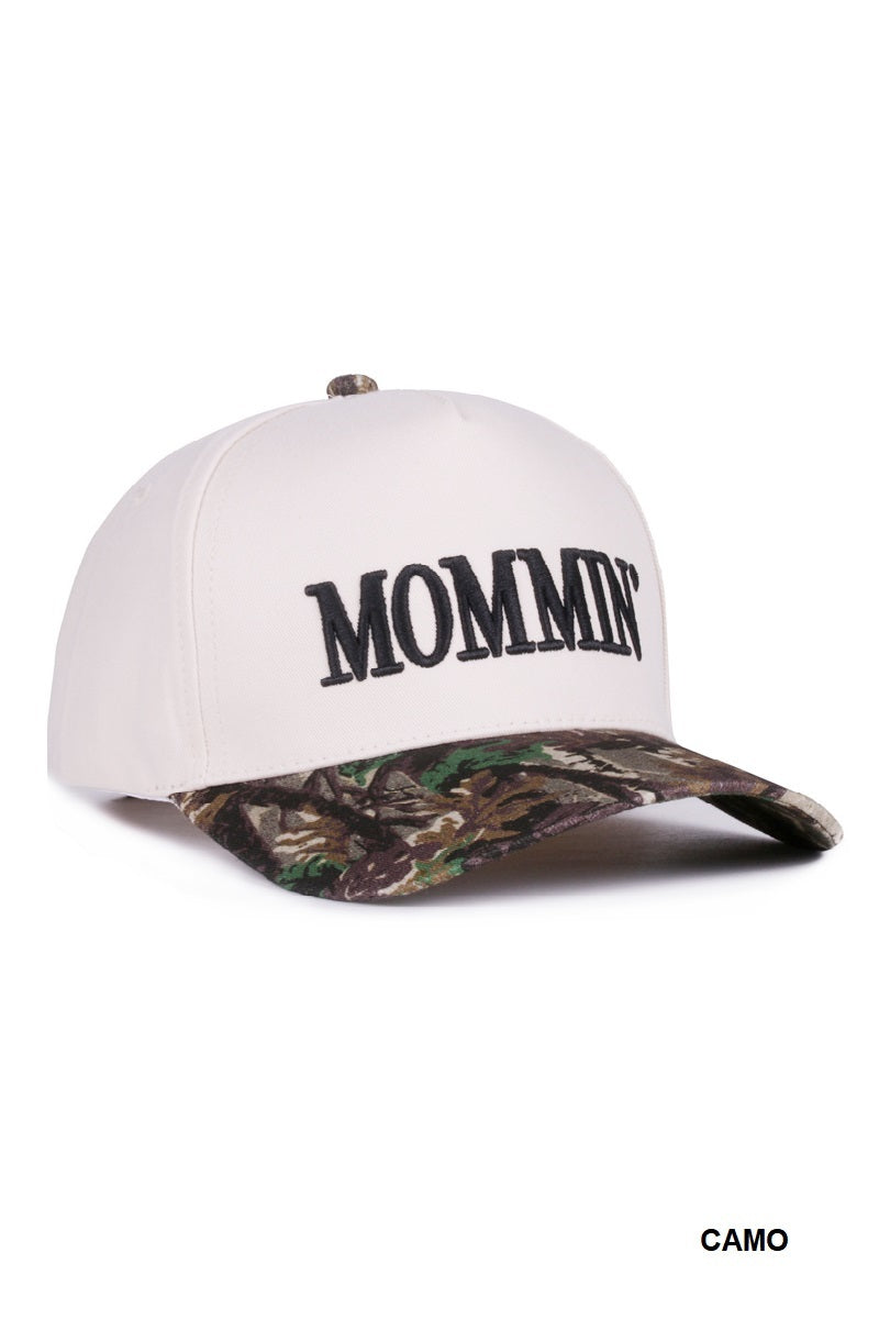 Two-Tone "Mommin'" Hat - 8 Color Options