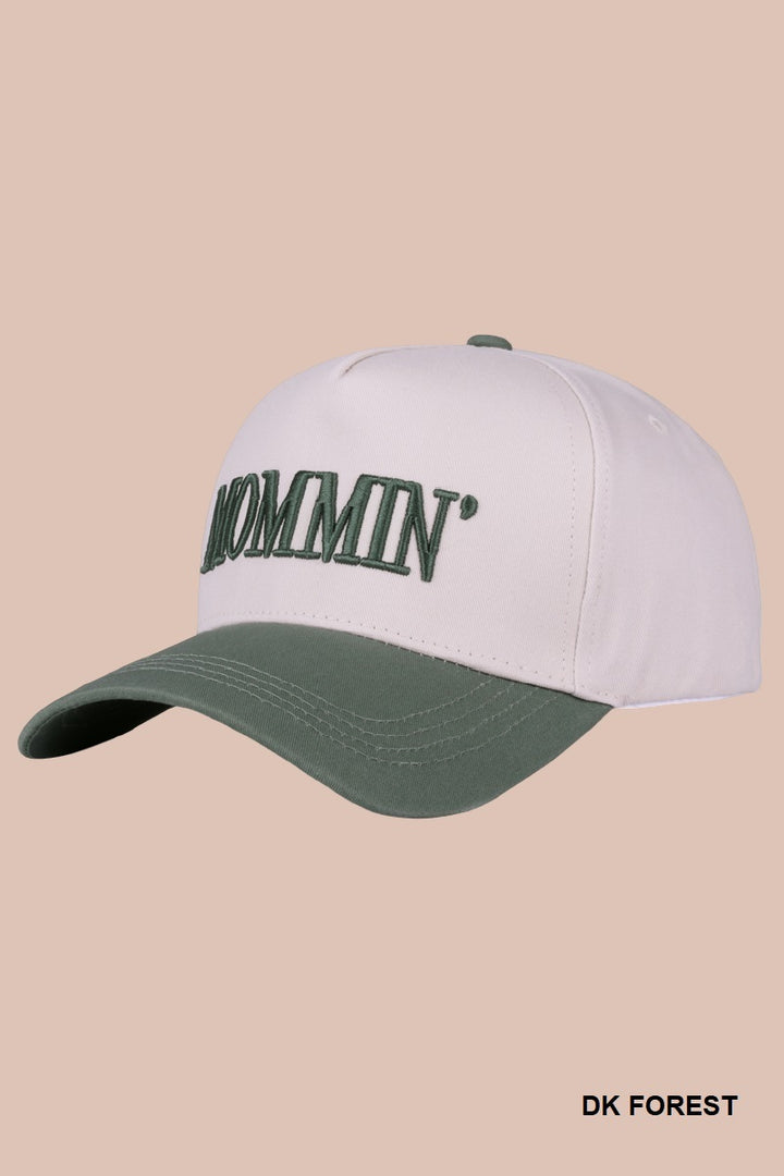 Two-Tone "Mommin'" Hat - 8 Color Options