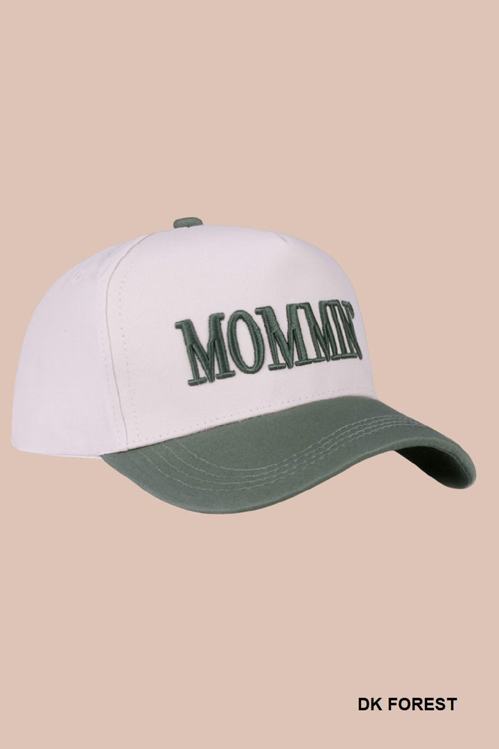 Two-Tone "Mommin'" Hat - 8 Color Options