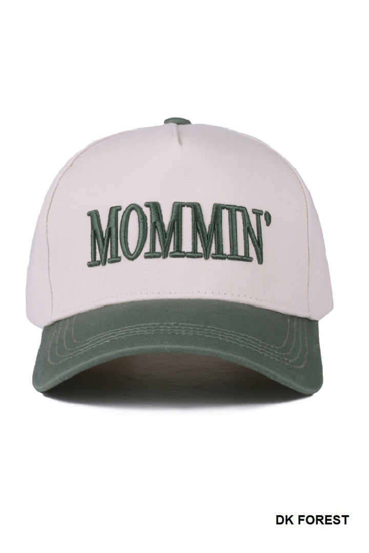 Two-Tone "Mommin'" Hat - 8 Color Options