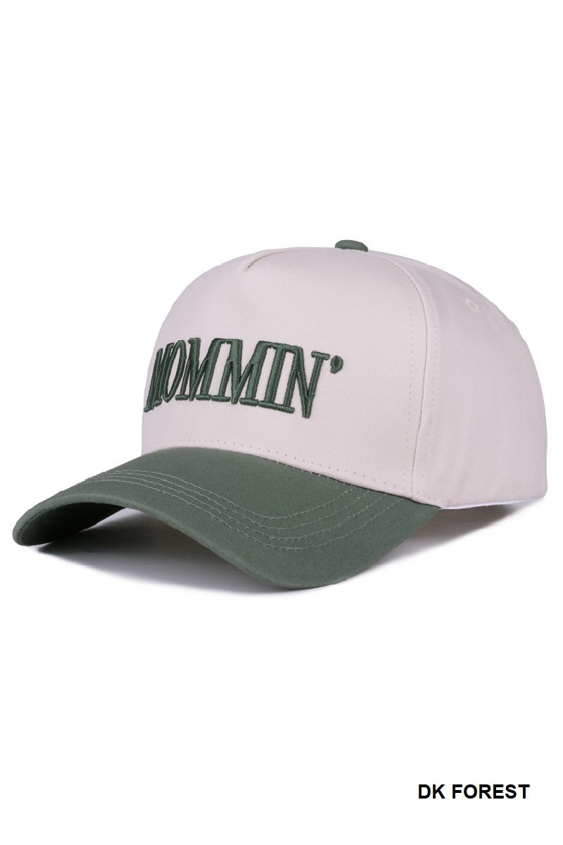Two-Tone "Mommin'" Hat - 8 Color Options