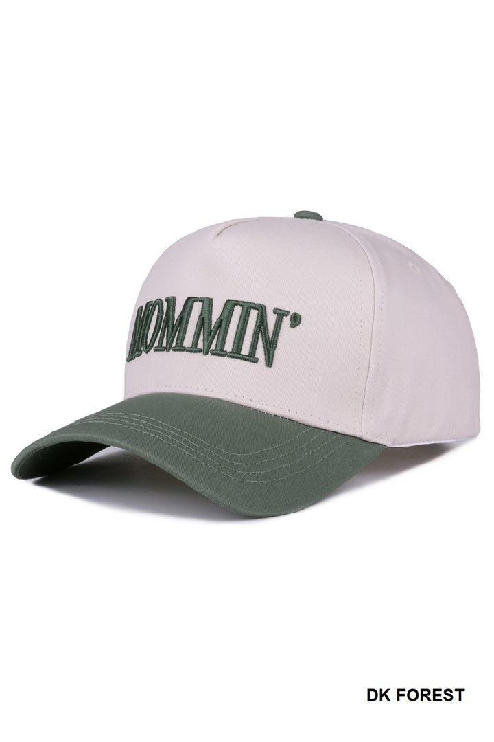 Two-Tone "Mommin'" Hat - 8 Color Options