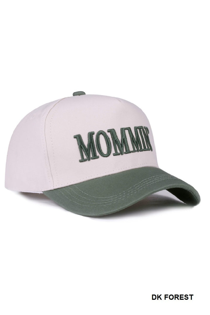 Two-Tone "Mommin'" Hat - 8 Color Options