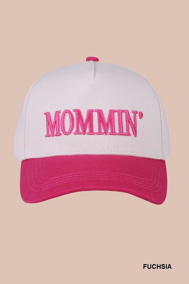 Two-Tone "Mommin'" Hat - 8 Color Options