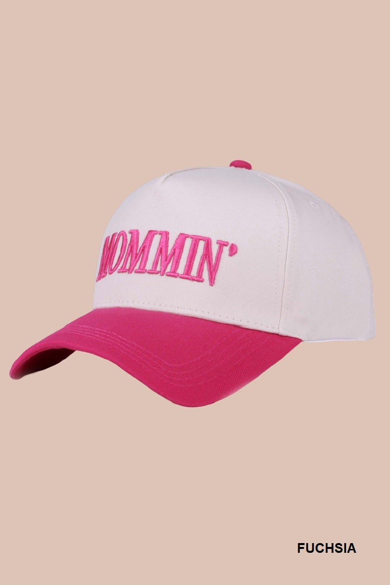 Two-Tone "Mommin'" Hat - 8 Color Options