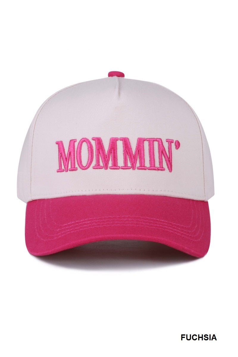 Two-Tone "Mommin'" Hat - 8 Color Options