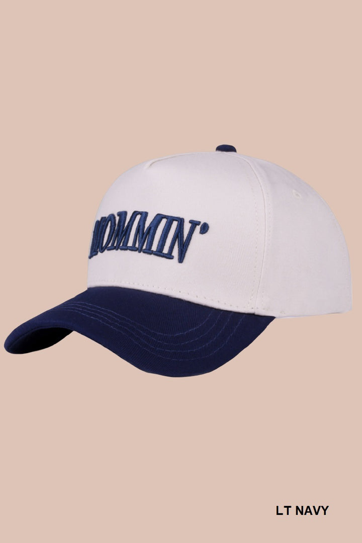 Two-Tone "Mommin'" Hat - 8 Color Options