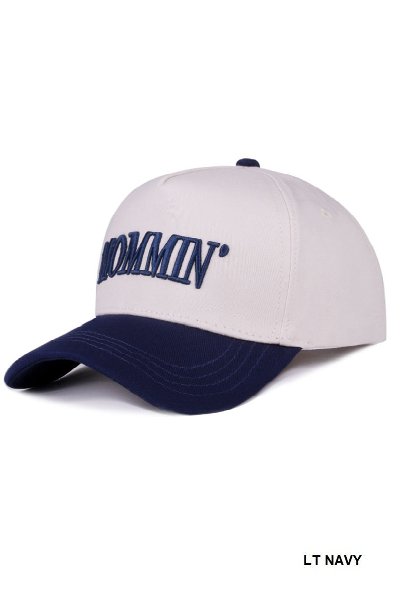 Two-Tone "Mommin'" Hat - 8 Color Options