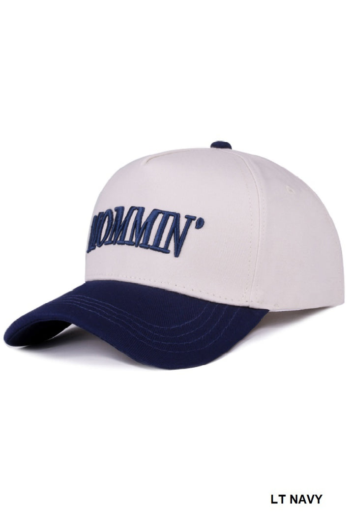 Two-Tone "Mommin'" Hat - 8 Color Options