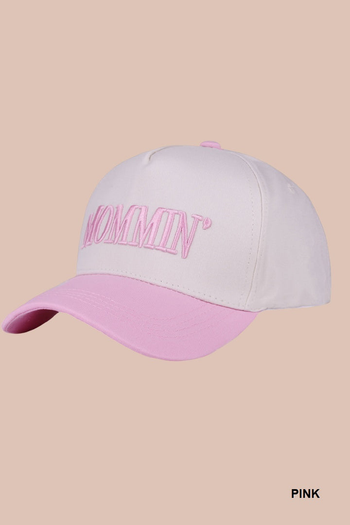 Two-Tone "Mommin'" Hat - 8 Color Options