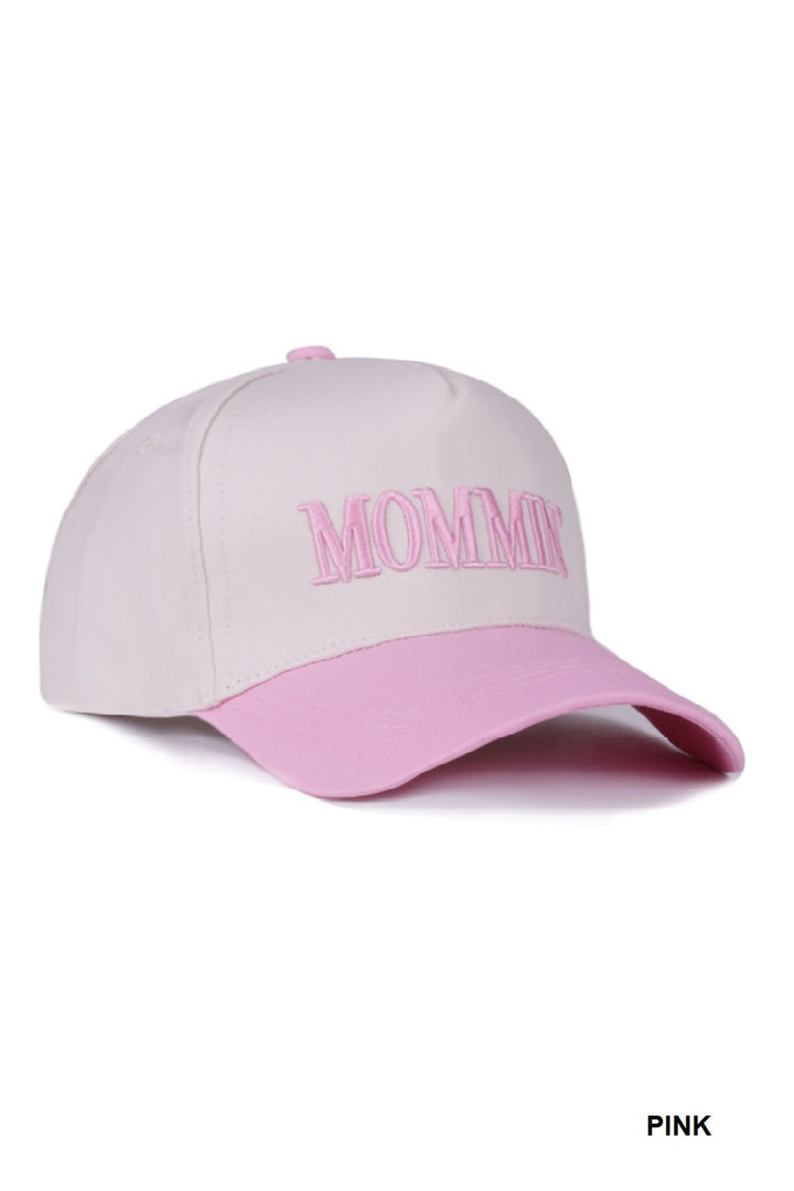 Two-Tone "Mommin'" Hat - 8 Color Options