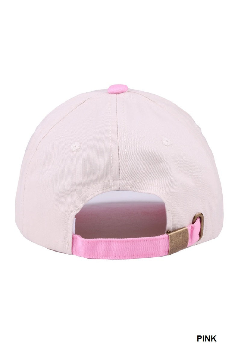 Two-Tone "Mommin'" Hat - 8 Color Options
