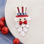 Dangle Beard Uncle Sam Pendant/Pin