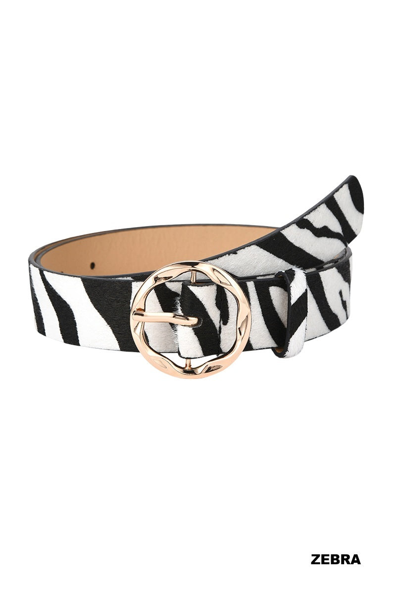 Animal Print Belt - 4 Color Options