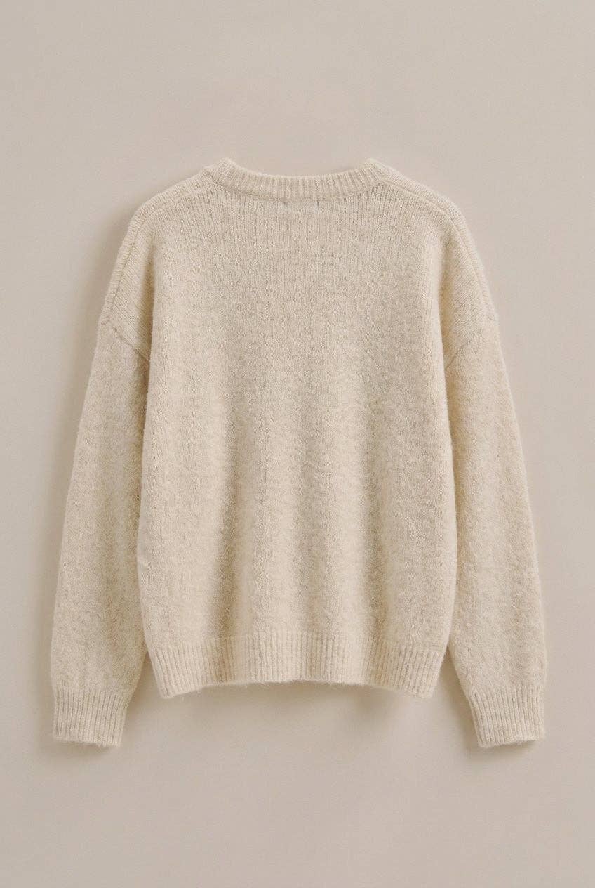 Mallard Duck Intarsia Knit Sweater-Two Color Options
