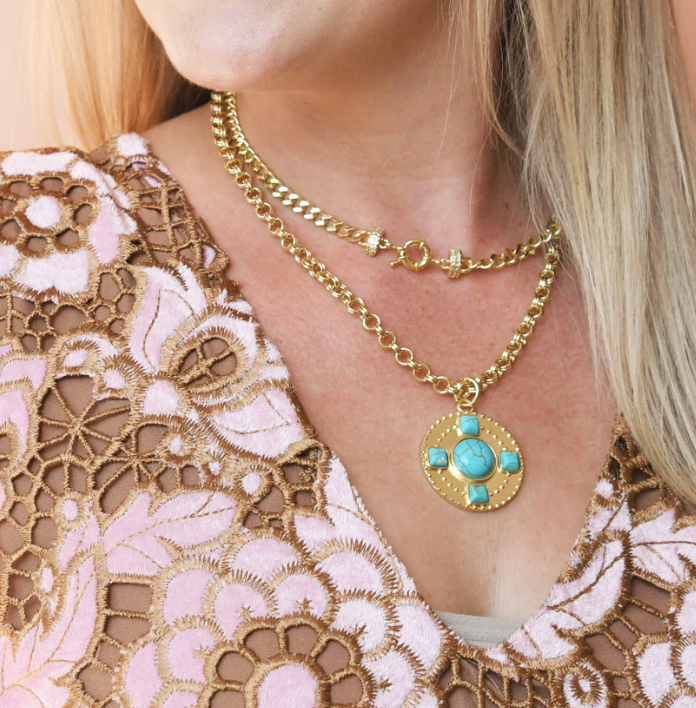 Azure Pendant Necklace