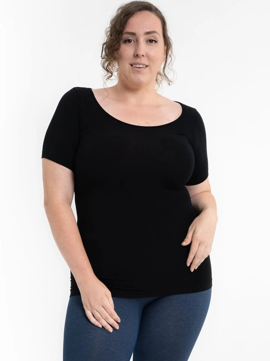 Reversible Short Sleeve Top-Regular Fit