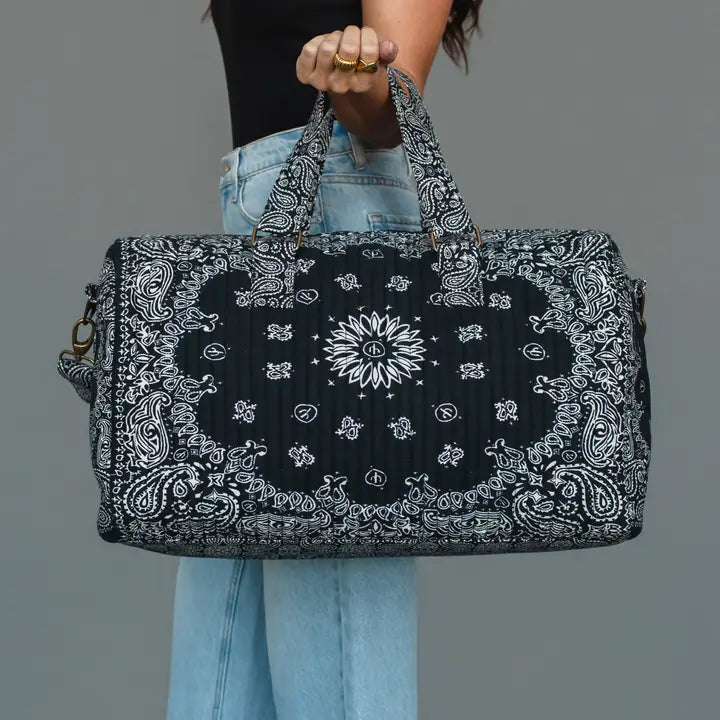 Bandana Duffle Bag-2 color options-ETA 7/15
