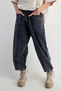 Mineral Wash Terry Knit Pants-3 Color Options-ARRIVAL DATES LISTED!
