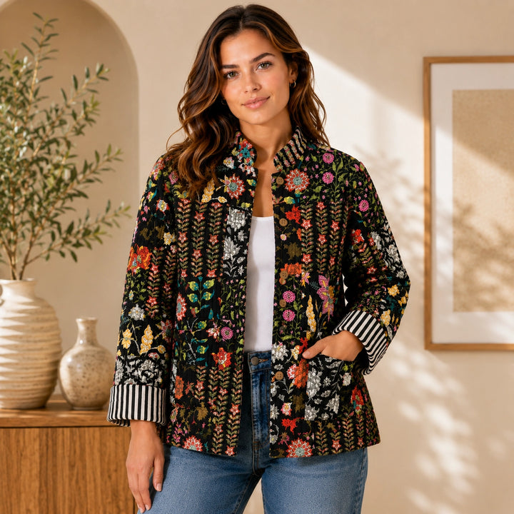 Handcrafted Lightweight Quilted Jacket