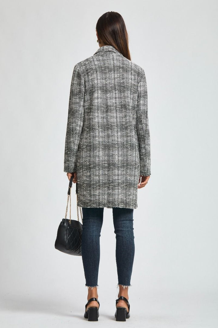 Black Chic Tweed Jacket