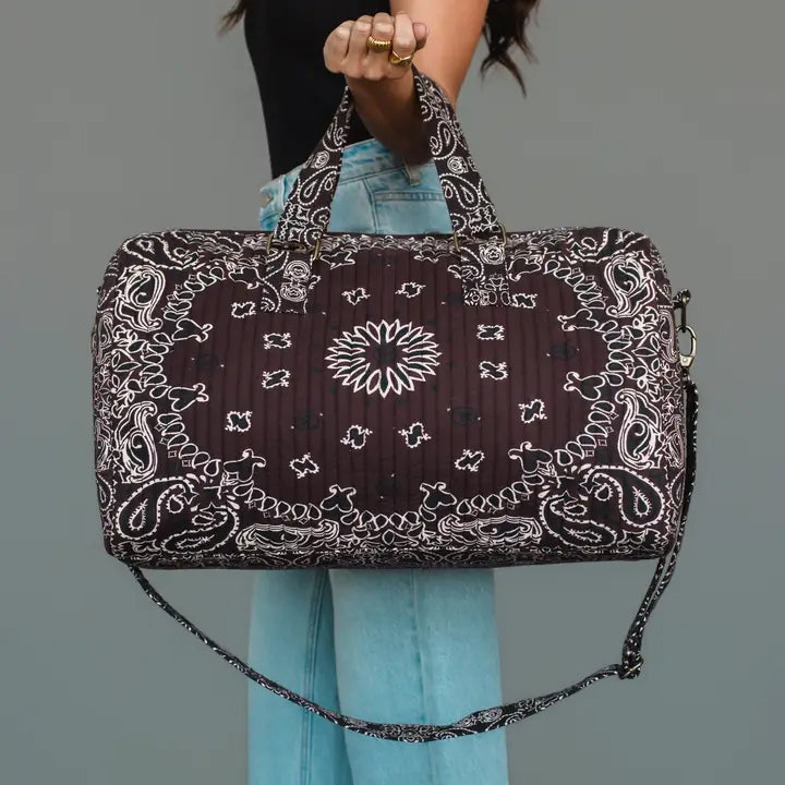 Bandana Duffle Bag-2 color options-ETA 7/15