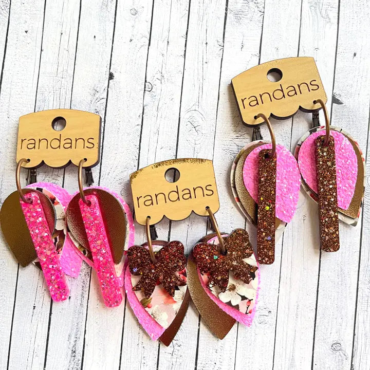 Teardrop Multi Layer Earrings