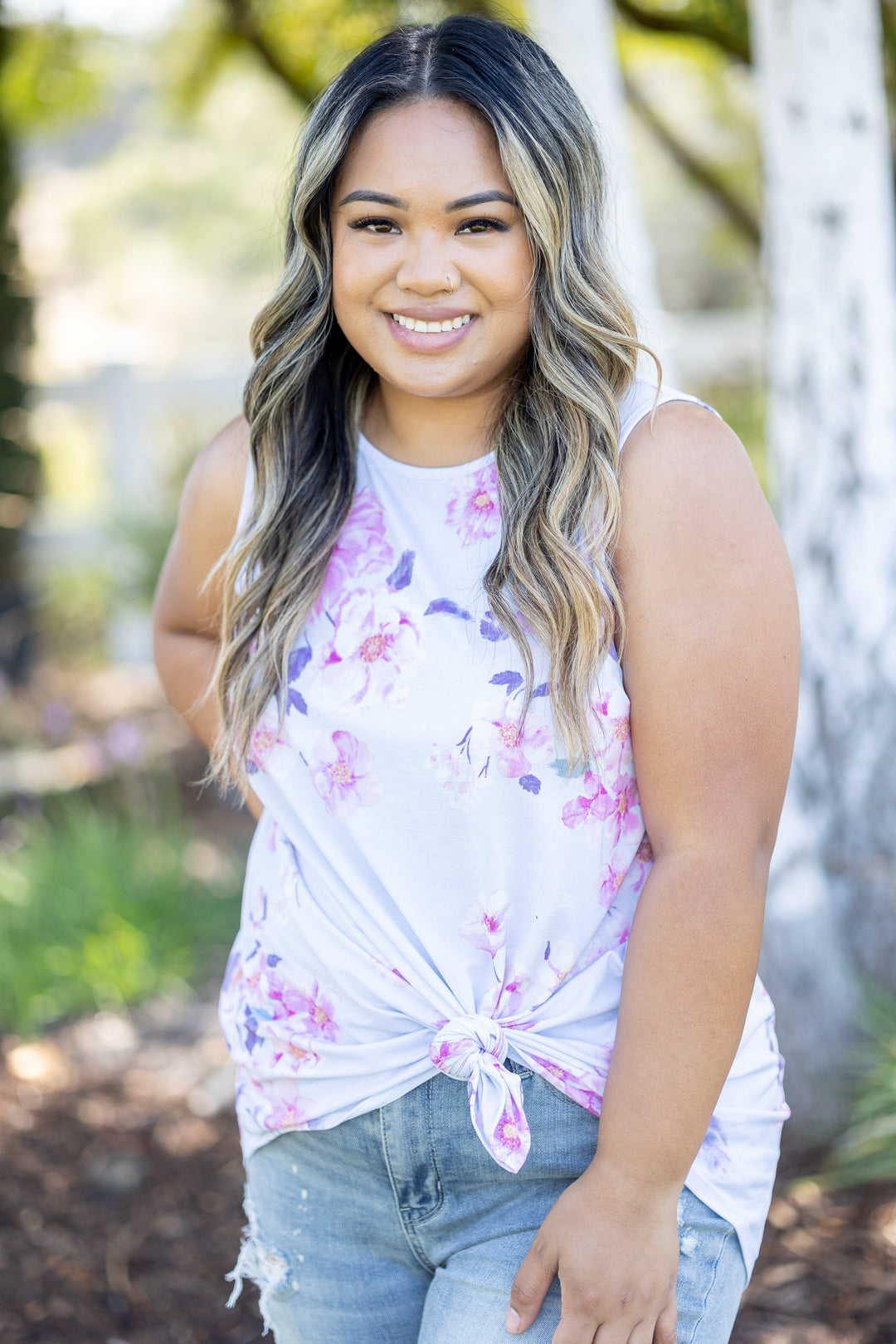 Spreading Joy Sleeveless Top