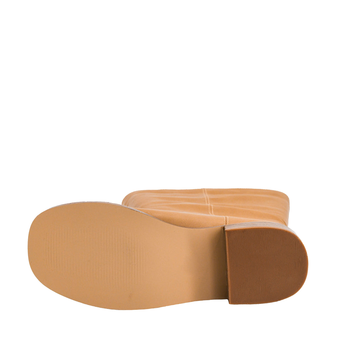 Wide Calf Friendly Boot-Camel or Cognac