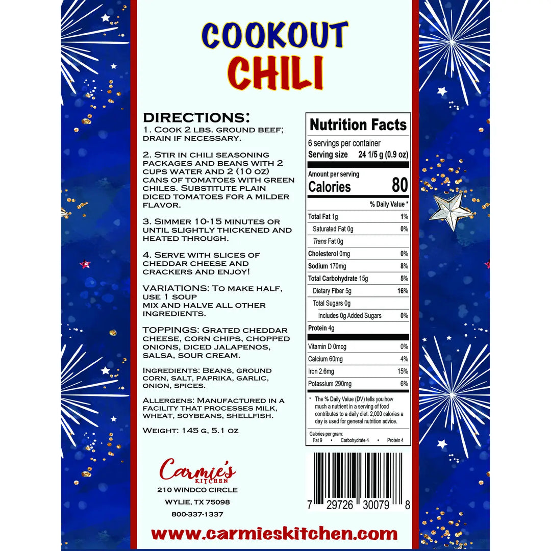 Cookout Chili Americana