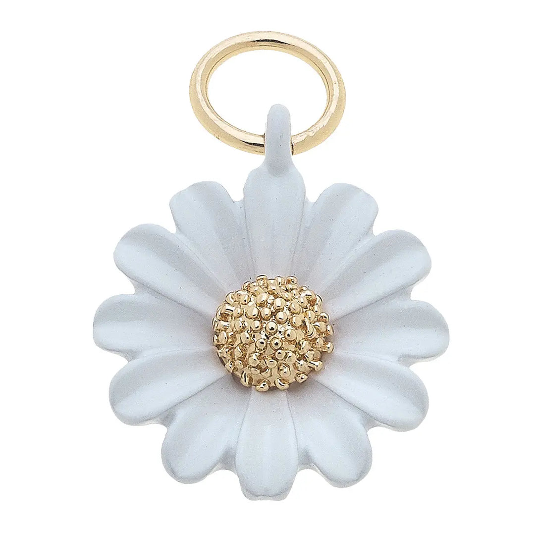 Daisy Enamel Pendant Charm