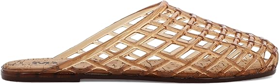 Flat Jelly Sandal-Tan