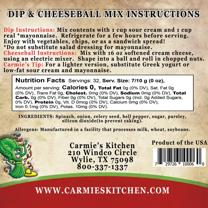Fiesta Spinach Dip