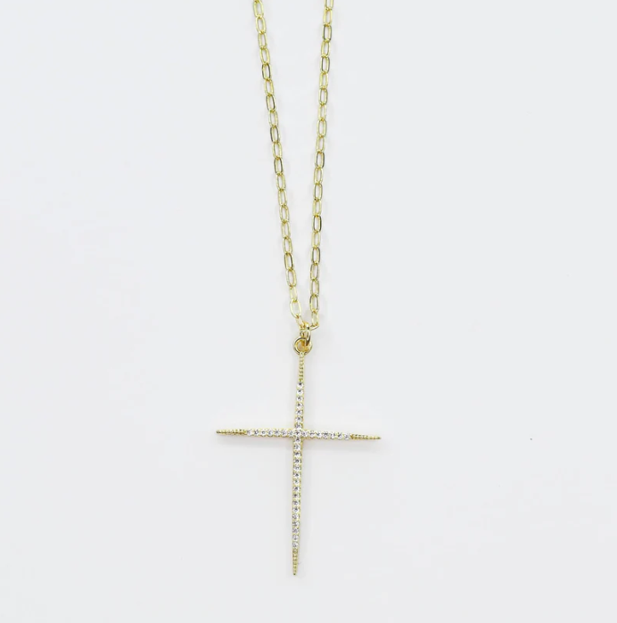 Full Of Grace Cross Necklace - 2 Color Options