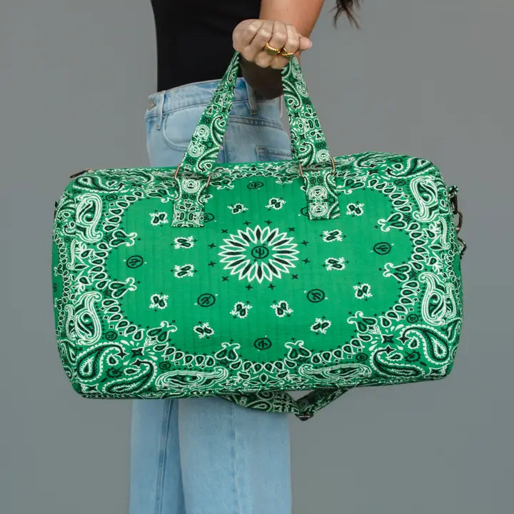 Bandana Duffle Bag-2 color options-ETA 7/15