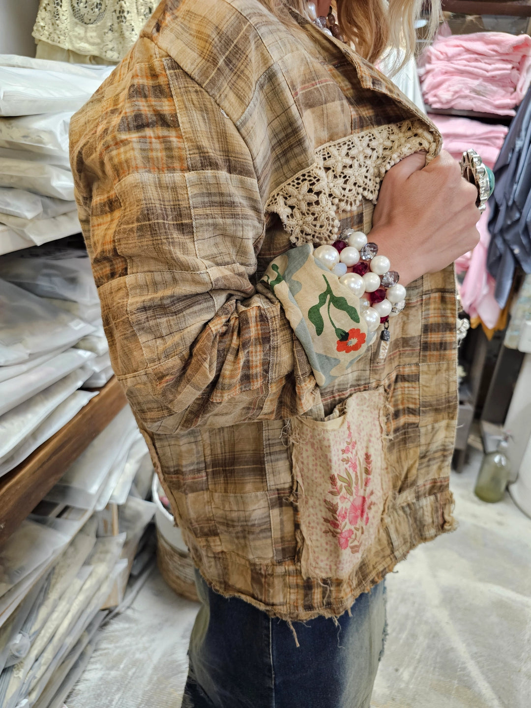 Honey Beige Jacket-Reversible