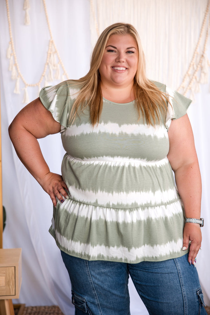 Electric Sage Tiered Top