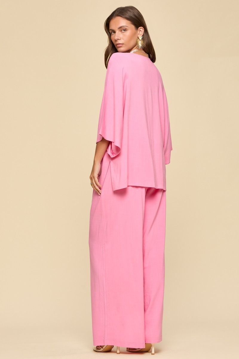 Button-Up Linen Set - 2 Color Options