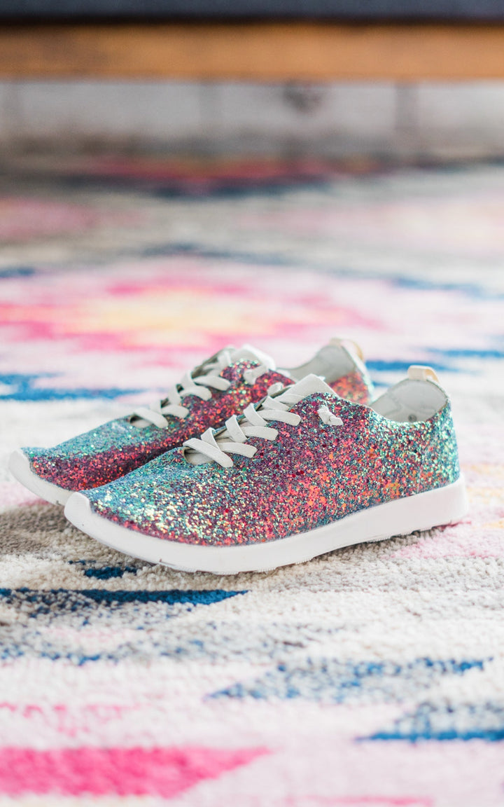 Mayo Glitter Sneakers in Multi - Rural Haze