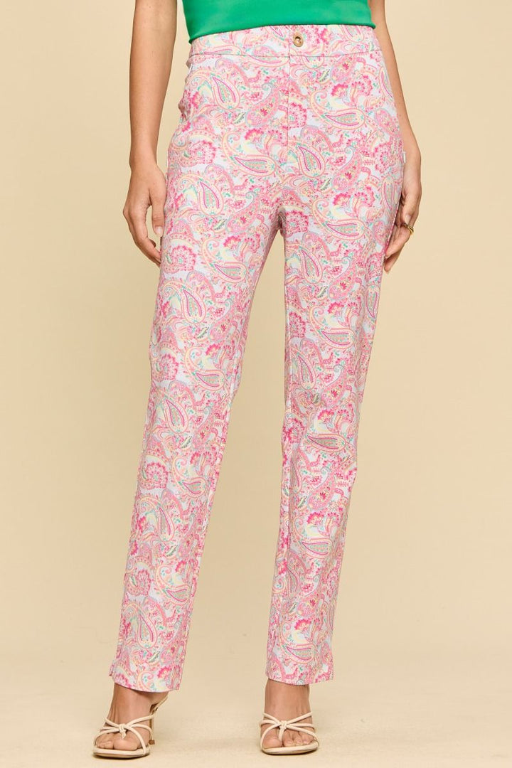Pink Patterned Pants