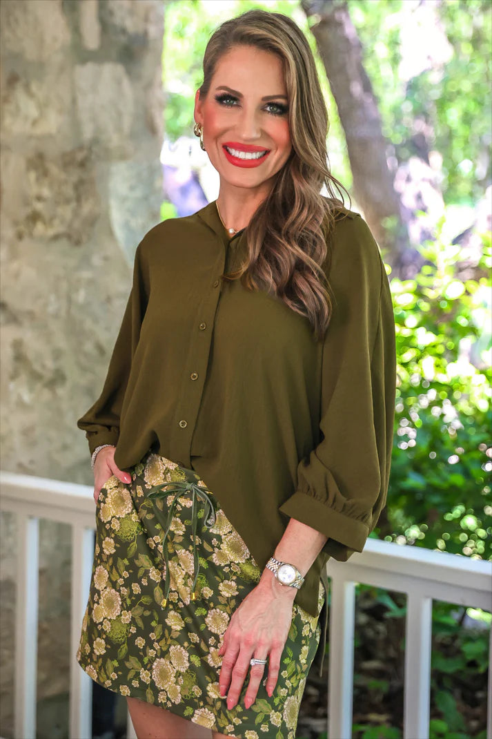 Olive Blossom-Skort-Arrives Mid July