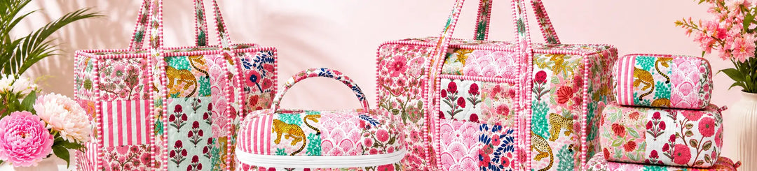 Quilted Tote Bag-3 Color Options