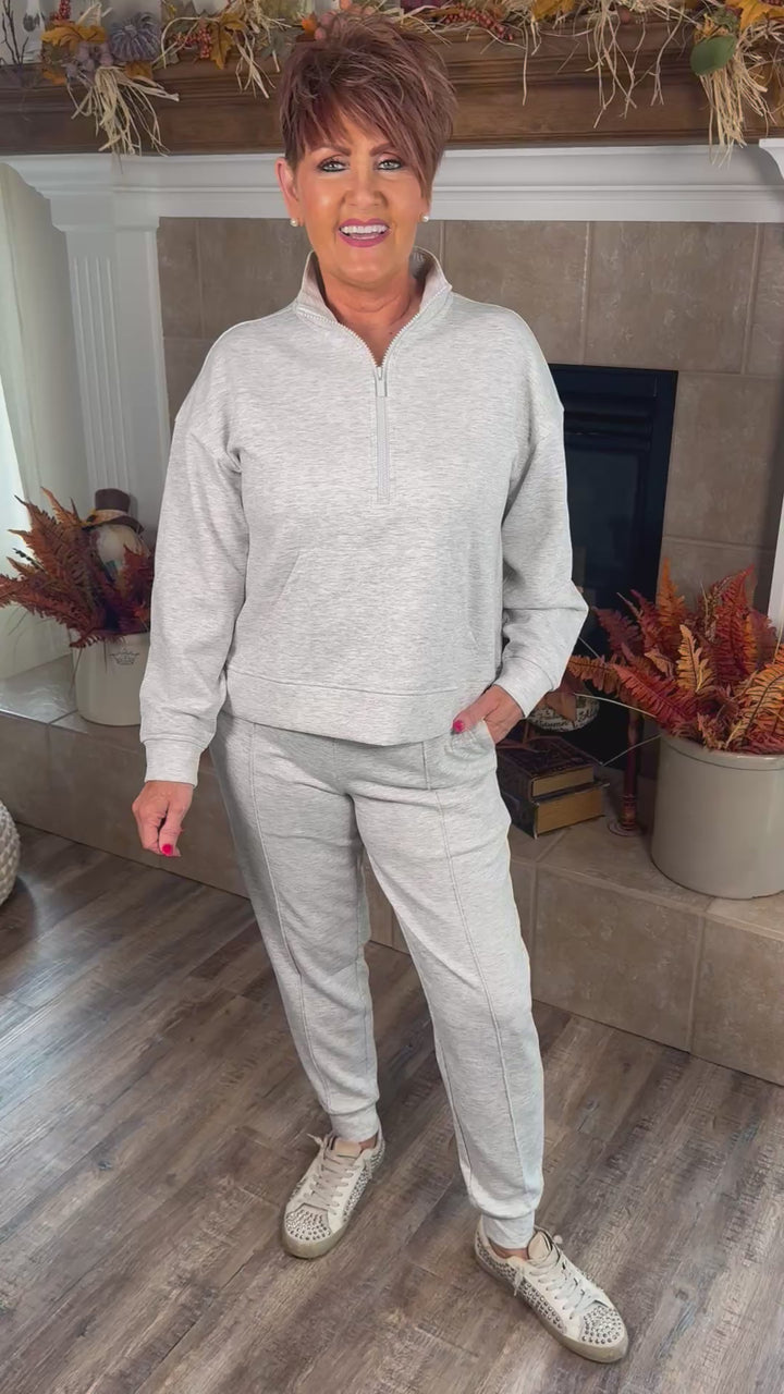 Scuba Half Zip Set - 2 Color Options