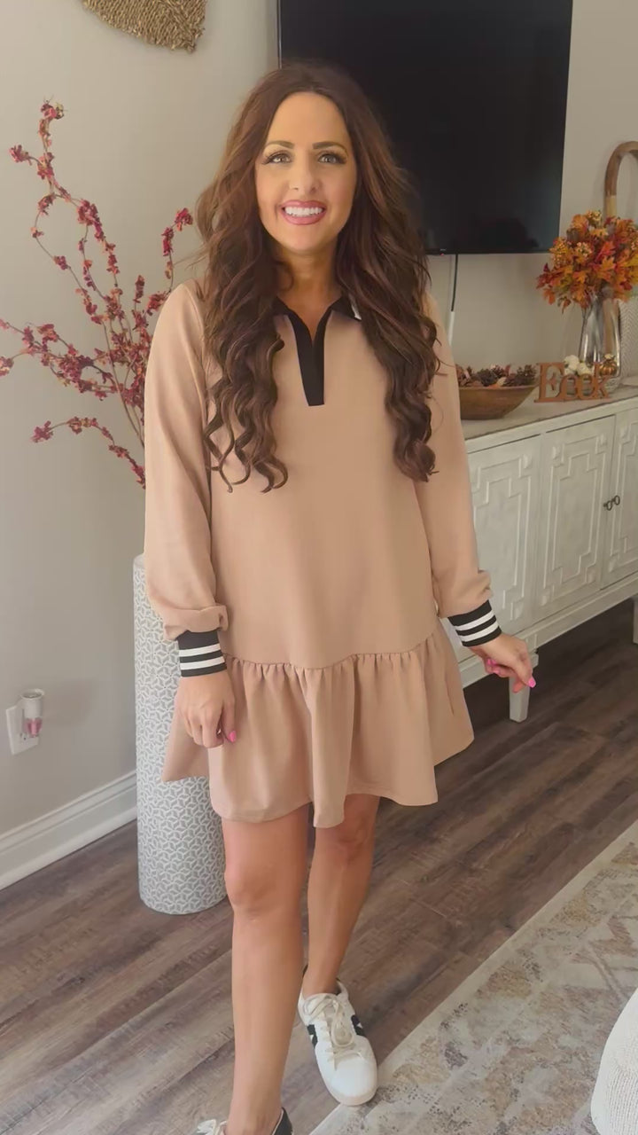 Latte Allison Dress