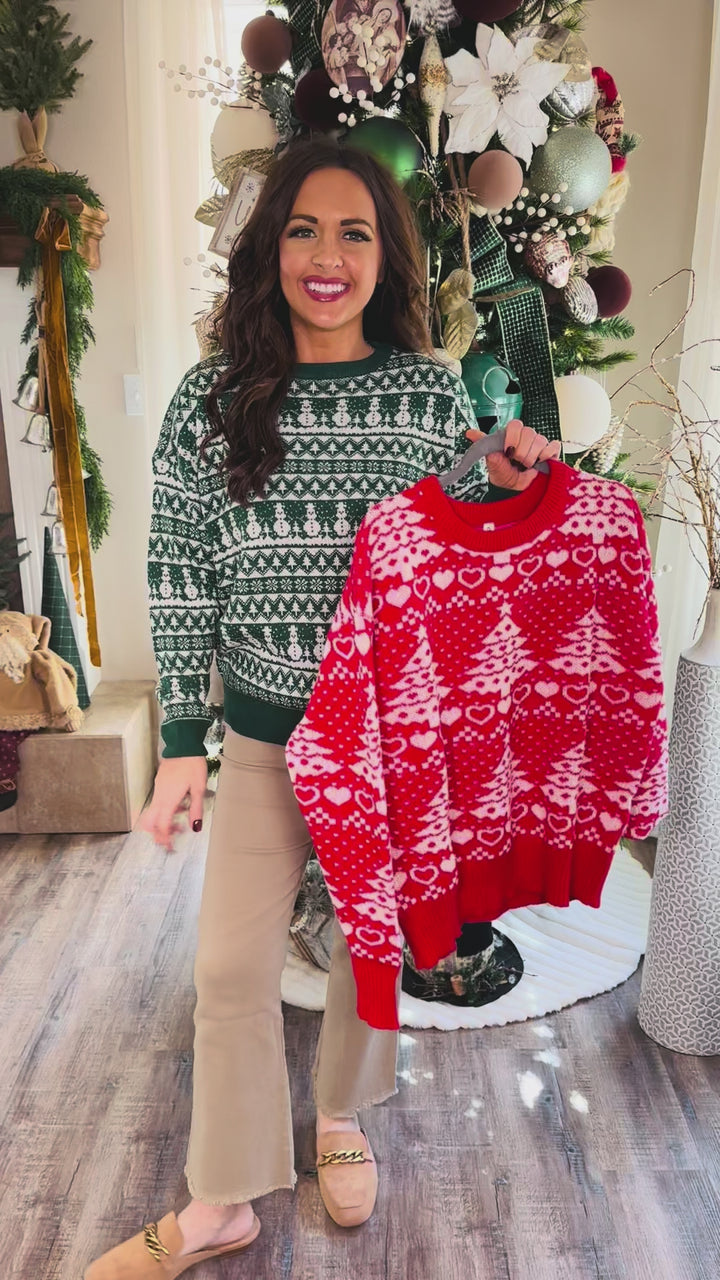 Green Christmas Sweater