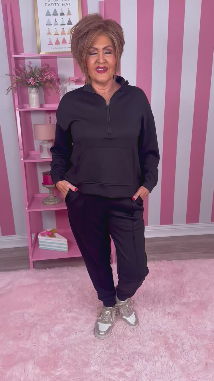 Scuba Half Zip Set - 2 Color Options
