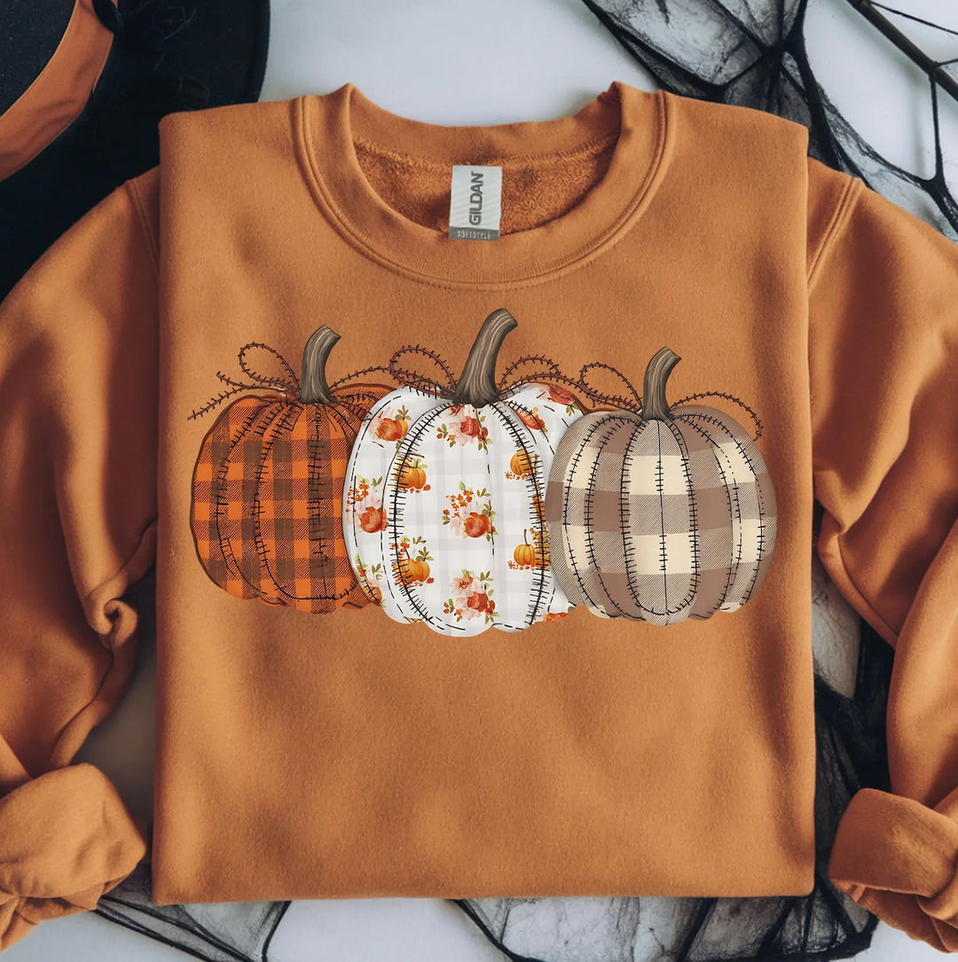 Pumpkin Trio-Cognac-T-Shirt or Sweatshirt