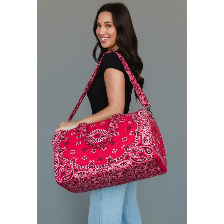 Bandana Duffle Bag-2 color options-ETA 7/15