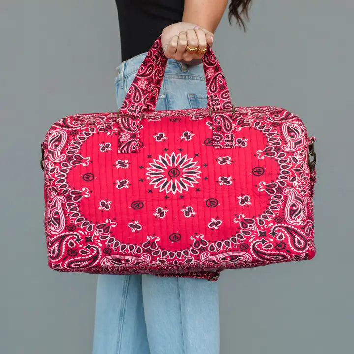 Bandana Duffle Bag-2 color options-ETA 7/15